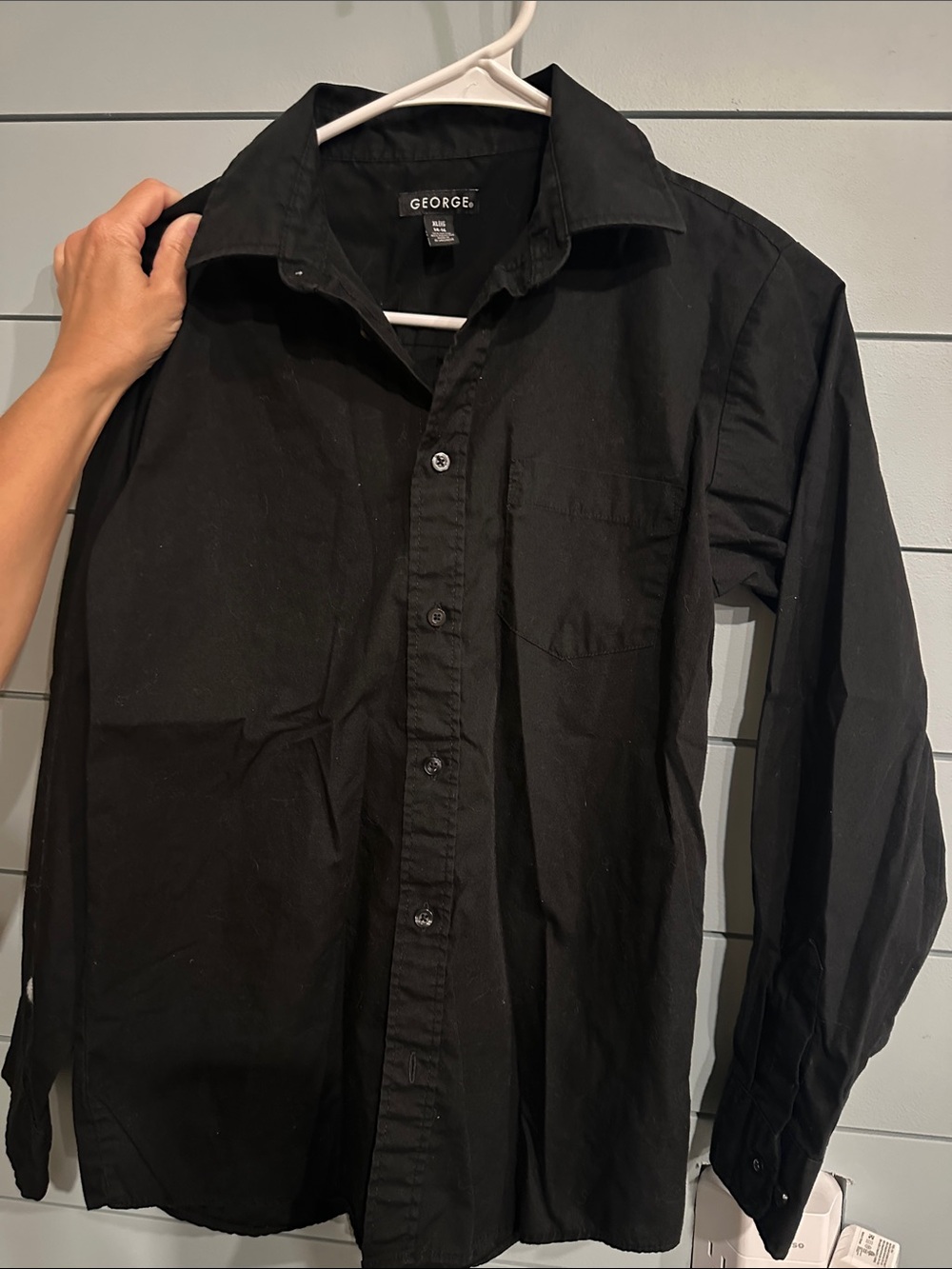 George Black Button-Down Shirt - Kids